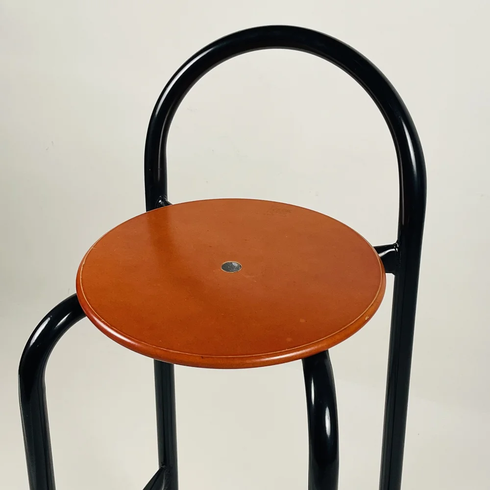 Set of 3 Postmodern 1980s Barstools — Blend Interiors